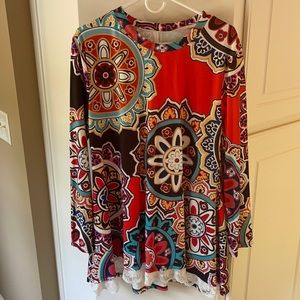 Super cute multi colored Tunic or dress.